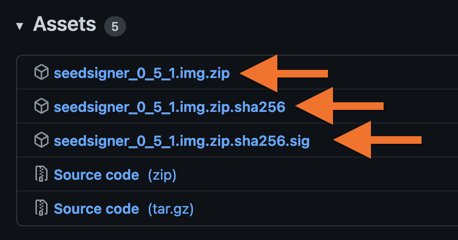 SeedSigner Downloads